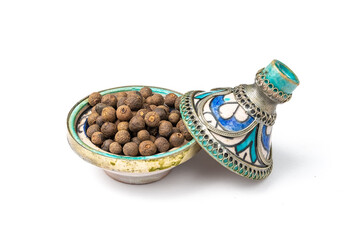 All spice in a mini Moroccan tajine