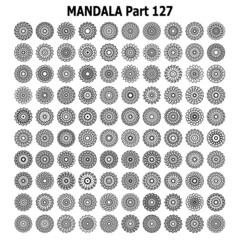 Various Pattern collections 100 Mandala pattern set Doodles freehand