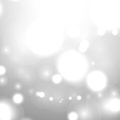 bokeh silver grey background snowflake snow shine