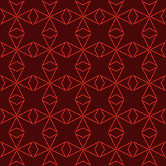 Fototapeta premium Abstract seamless geometric pattern of outline triangles and diagonals. Vector illustration