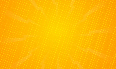 Orange gradient ray burst dot style background vector design