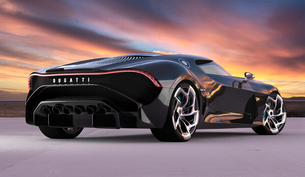 Bugatti La Voiture Noire - the world's most expensive car