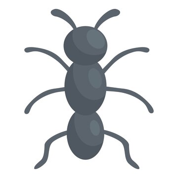 Ant icon cartoon vector. Cute character. Queen ant bug