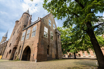 L'Aia, Paesi Bassi, centro storico, palazzo  Binnenhof 
 sede parlamento olandese