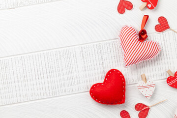 Valentines day heart decor