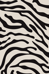 Abstract black and white background, zebra, animal, print, fabric, cover, wallpaper, postcard