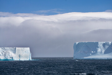 Iceberg Pair Weddel Sea