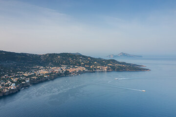 Fototapeta premium Aerial view of Sorrento 