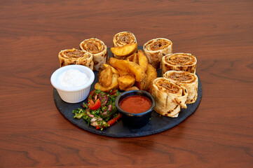 a mediterranean israel food healthy composed design delivery just eats uber deliveroo	
