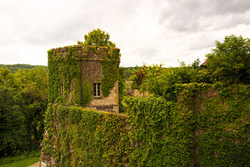 Schloss Langenburg. Erbaut im 13. Jh. Öffentlich zugänglicher Wohnsitz des Fürsten zu Hohenlohe. Langenburg Castle. Built in the 13th century. Publicly accessible residence of the Prince of Hohenlohe.