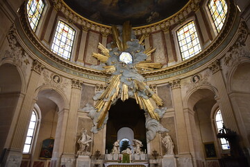 Fototapeta na wymiar Choeur baroque de Saint-Roch à Paris, France