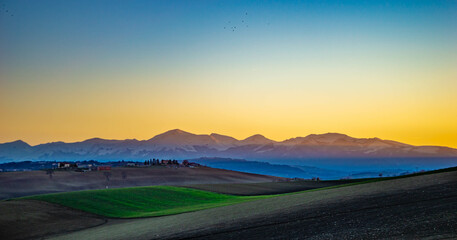 Landscape Marche region Italy 2