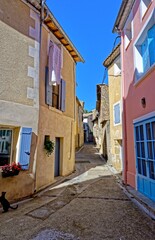 Fototapeta na wymiar Ruelle de Vacqueyras, Provence-Alpes-Côte d'Azur, France 