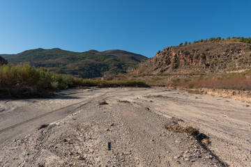 bed of a dry river in the south of Andalusia