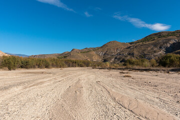 bed of a dry river in the south of Andalusia