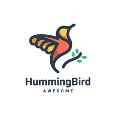 Illustration vector graphic of Humming Bird, good for logo design