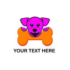 dog with bone logo 