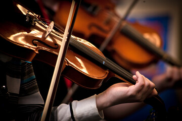 Student Playing Violin