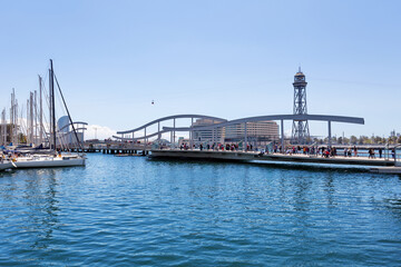 Barcelona, Spain - Sea Rambla, seafront promenade - 479839108