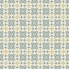 Abstract arabesque seamless pattern. Linear floral ornament. Artistic geometric backdrop. Great for fabric and textile, wallpaper or package background design