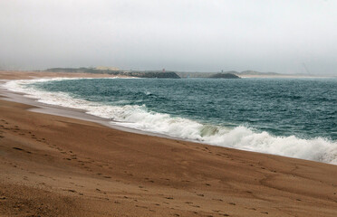 Atlantic Ocean, Nazaré Beach, Portugal
