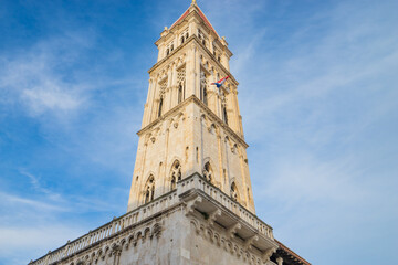 The Cathedral of St Lovro in the old town of Trogir. Croatia