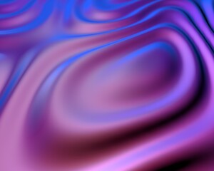 Iridescent wavy texture. Abstract CG backdrop. Cyber landscape background. 3D renderer overlay image. Ideal for banners, posters, web pages, abstract background