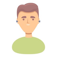 Sound earplugs icon cartoon vector. Medical protection. Ear plug