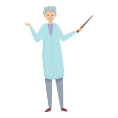 Lab doctor icon cartoon vector. Research scientist. Medical laboratory