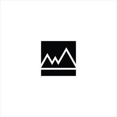 mountain logo vector abstract template