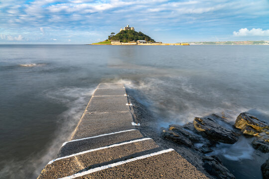 St Michaels Mount in Marizon, Cornwall. United Kingdom