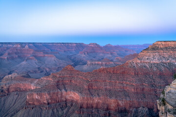 Sunset colors at the Grand Canyon