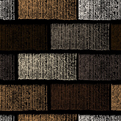 Seamless grunge brick wall. Vector illustration.
