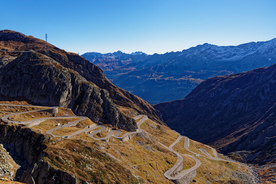 Tremolo Strasse Am St. Gotthard