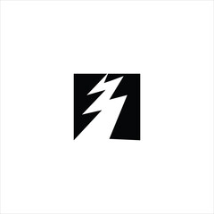 lightning logo vector scales template
