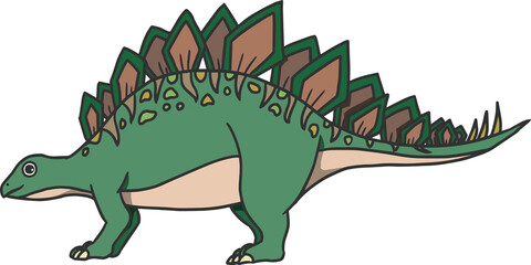 可愛いステゴザウルス