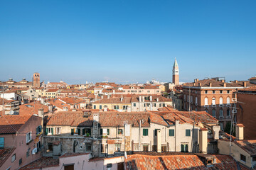 Historic house architecture in Venice, Italy