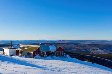 Sunny view of the Ski Land