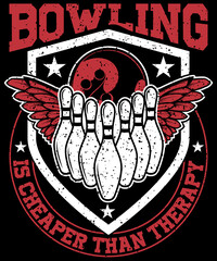 Bowling Is Cheaper Than Therapy