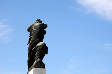 France monument at Kalemegdan Park in Belgrade, Serbia. Belgrade is largest cities of Southeastern Europe.