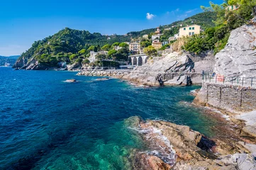 The promenade of Zoagli