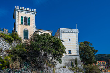 Fototapeta na wymiar Castle Canevaro in Zoagli