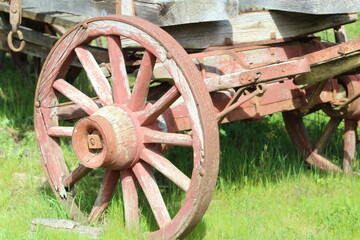 Fototapeta premium old wheel