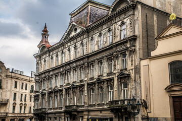 Fototapeta premium Brno Czech Republic gothic architecture view in old town