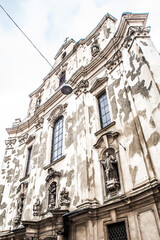 Brno Czech Republic gothic architecture view in old town