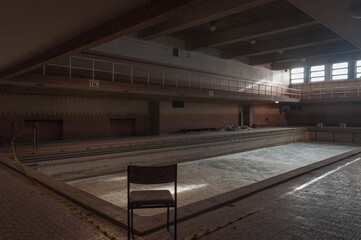 Abandoned swimming pool in Poland 