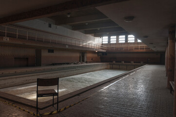Abandoned swimming pool in Poland 