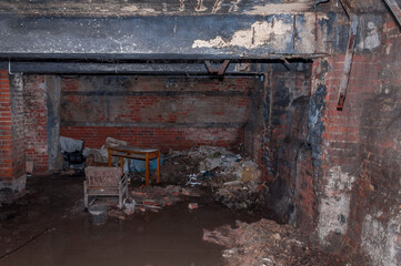 Abandoned swimming pool in Poland