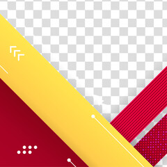Gradient stripes red yellow colorful sale post design template background