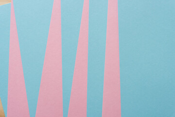 paper background in blue and pink